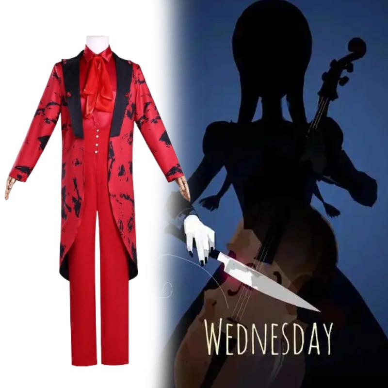 The Addams Family Wednesday Slurp Costume With Polyester Fabric For Halloween Cosplay