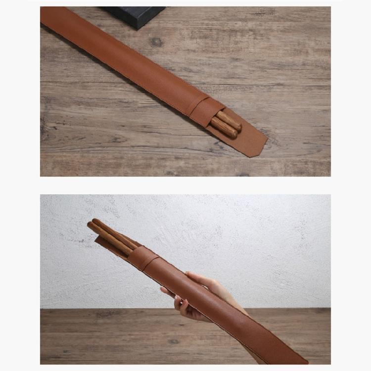 Waterproof Drum Stick Bag Portable Drumstick Protective Case PU Leather Portable Drumsticks Storage Bag Easy to Carry