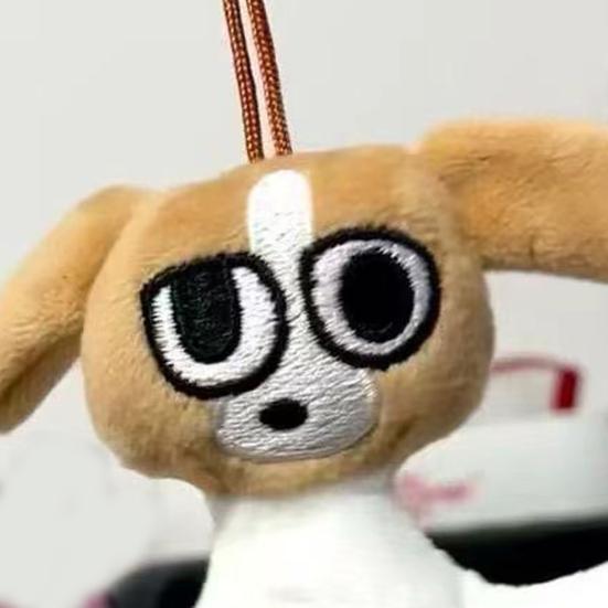 Pingente de Pelúcia Torcível Articulável Animal de Pelúcia Macio para Mochila Chaveiro Feio Charmoso Decoração de Anime para Quarto Mesa Estante Coleção