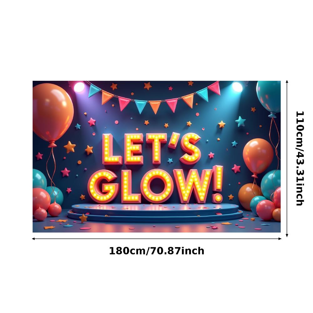 Photo Prop LED Neon Banner Party Decoration Glow Effect Neon Sign For Festival Decoration Party Celebration Night Event