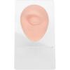 Soft Silicone Flexible Model Body Part, Silicone Nose Tongue Mouth Eye Navel Ear Model Fake Ear with 2 Base for Piercing Practice Acupuncture and