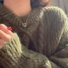 Hollow Necklace Female Letter Bear Pendant Collarbone Chain Female Minimalist Design Ins Cold Wind 2025 New Model