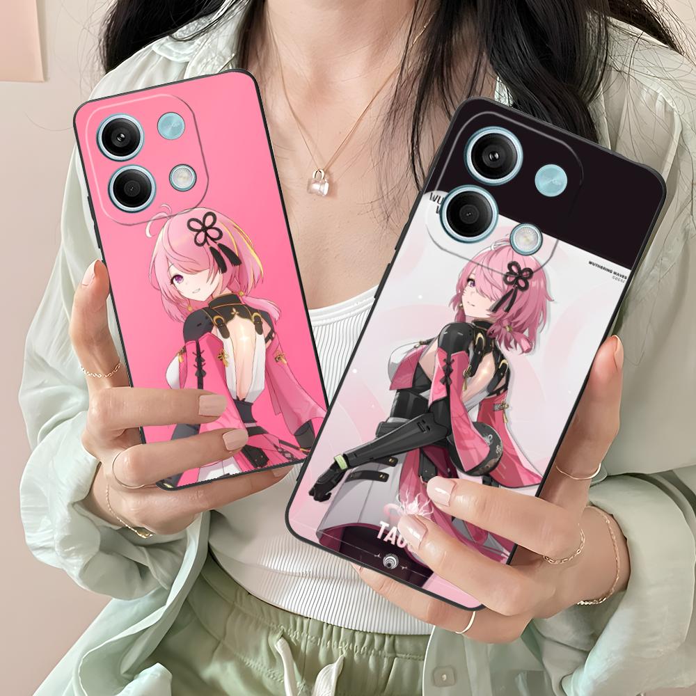 Wuthering Waves Taoqi Mobile Phone Case for Xiaomi Redmi 15 14 13 12 A5 3 2 1 C Plus 4G 5G Colorful Printing Cover Pretty Cover