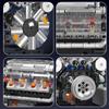 Mould King 10088 The V8 Engine Building Block Assembly Technical Car Brick Set Educational Car Engine Toys Kids Christmas Gift