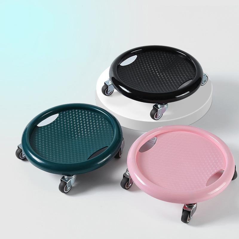 Women'S Multifunctional Abdominal Wheel Board With Mat, 360° Rotating, For Full Body Fat Burning Tummy Weight Control Gym