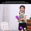 Children Throw and Catching Balls Game Toy Plastic Kids Sports Interactive Toys Purple