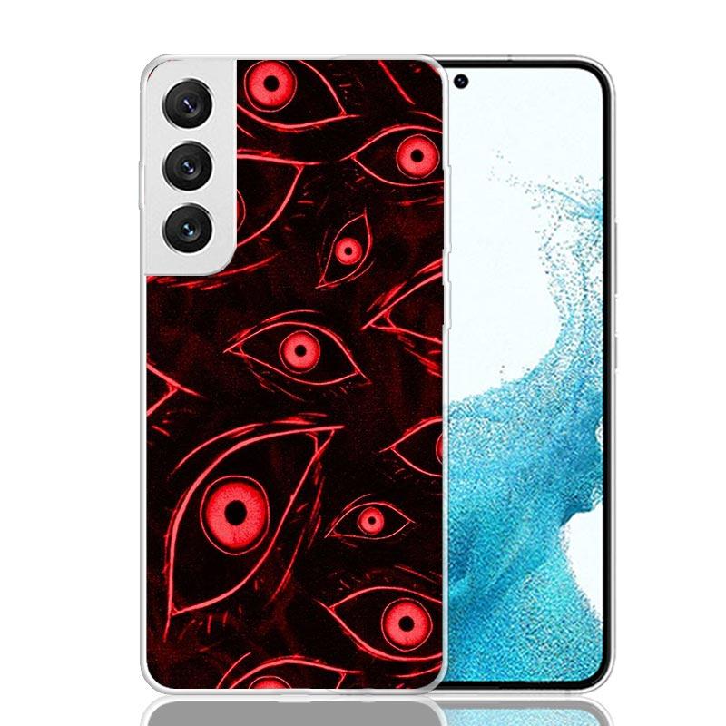 

Scary Face Eyes Phone Case For Samsung Galaxy S26 S25 Edge S24 S23 FE S22 Ultra S21 Plus S20 + Fundas Cover Coque Galaxy S25 S24 Samsung S21