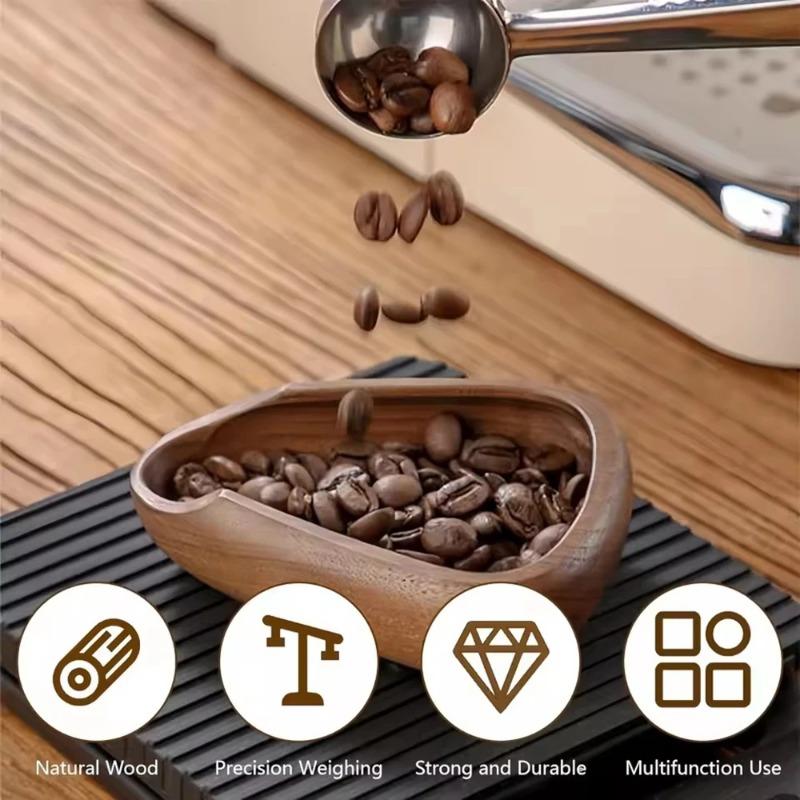 Coffee Bean Dosing Cup Tray Barista Set Portable Grinding Mill Powder Anti Fly and Static Electricity Espresso Grinder Tool