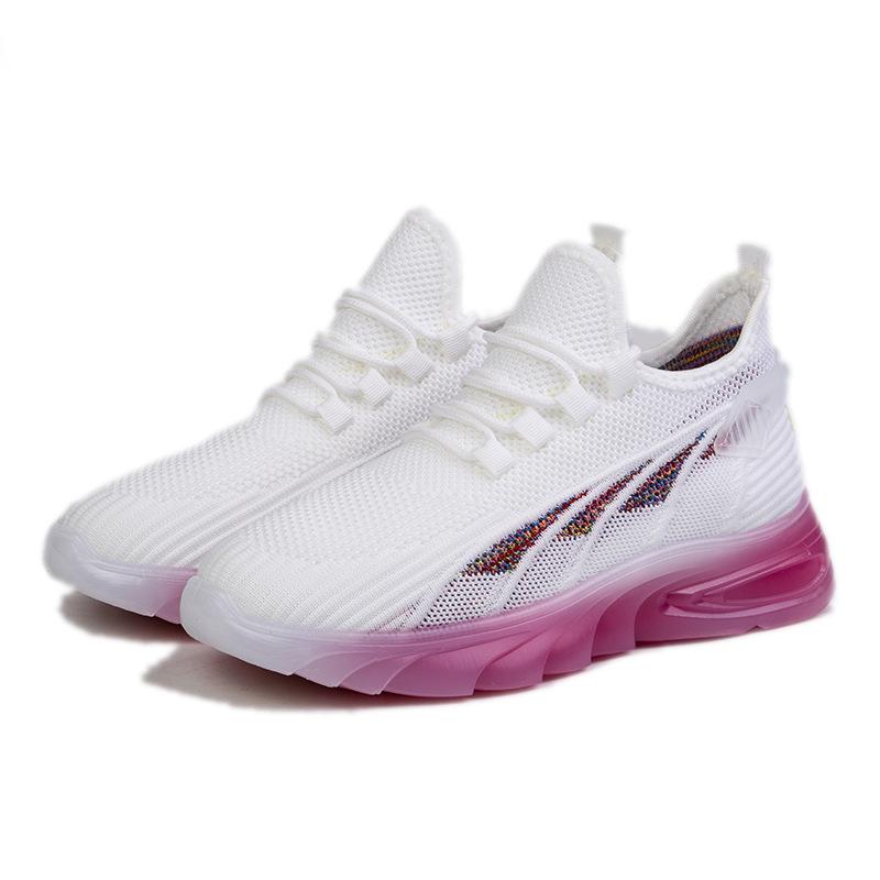 

Летние новые женские туфли с мелкой подошвой из желе, сетчатая дышащая повседневная обувь для студентов, спортивная обувь для женщин 35