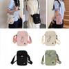 Waterproof Water Bottle Carrier Bag Solid Color Water Cup Bag Drawstring  Crossbody Bag  Girls