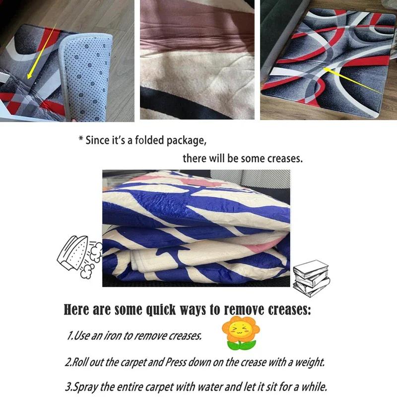 Vintage Ethnic Printed Carpet Non Slip Floor Mat for Living Room Kitchen Entrance Door Balcony Washable Rug Home Hallway Decor