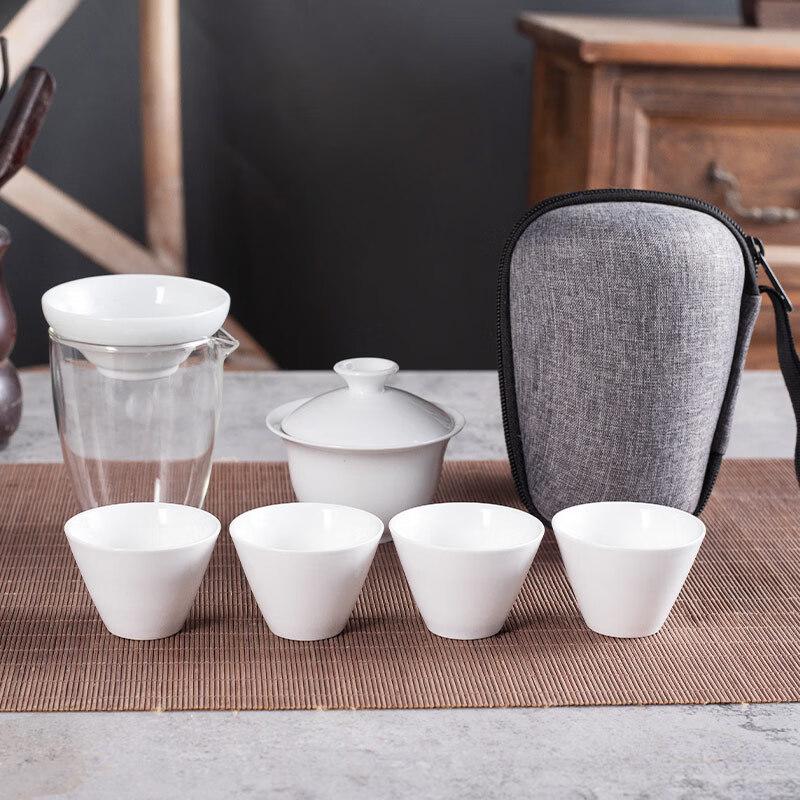 Yuzhuxun Nordic Ceramic Travel Tea Set