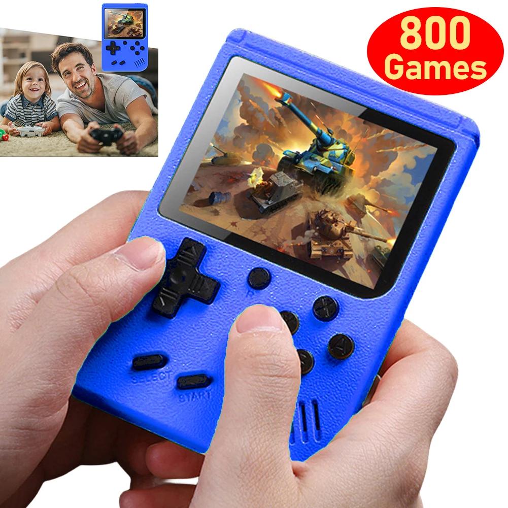 800 Games Handheld Video Game Console 3 Inch TFT Screen with 500/400 FC Classic Games Nostalgic Games Console for Kids and Adult