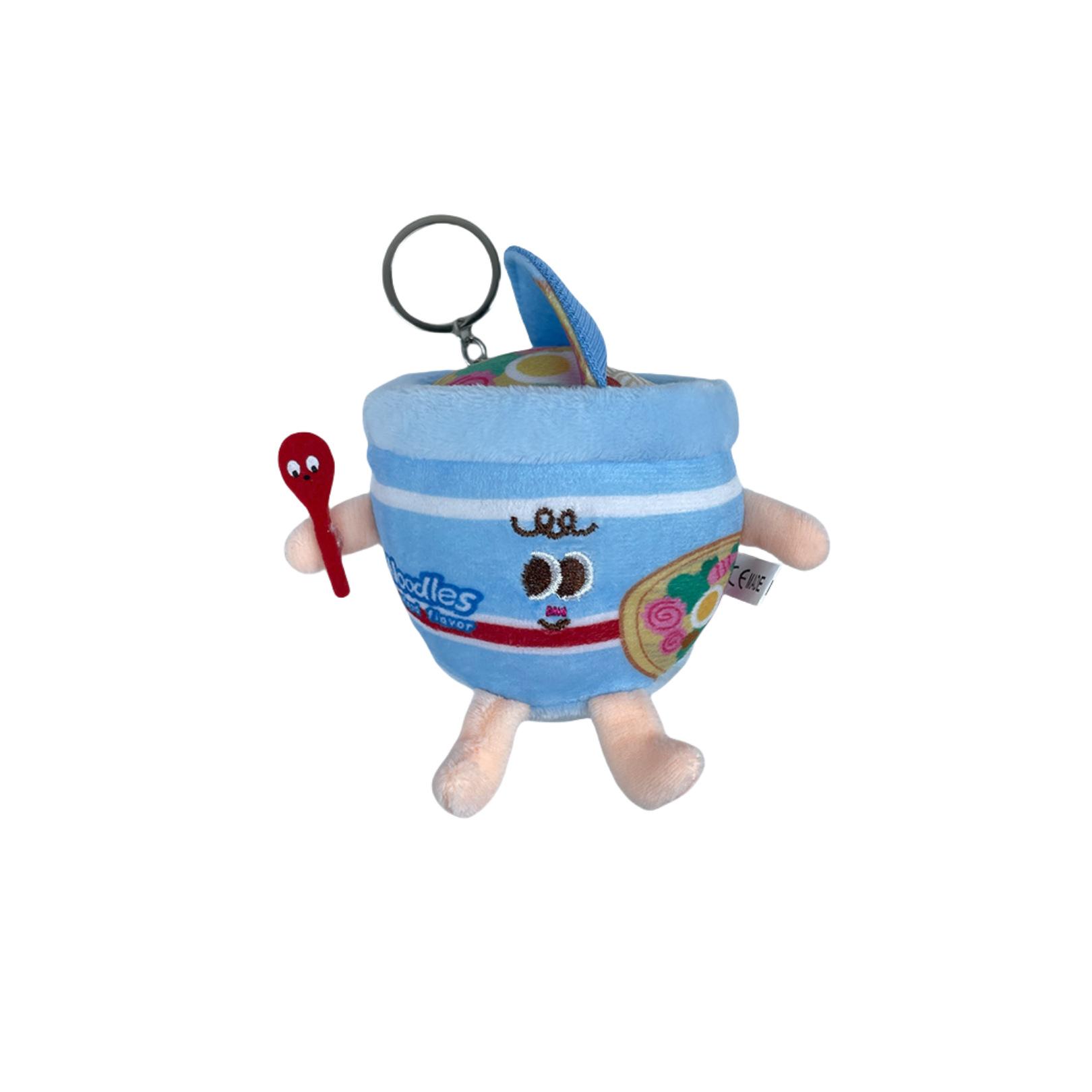 

Японская кукла-брелок в виде лапши быстрого приготовления, плюшевая подвеска, аксессуары для детского школьного ранца, креативная кукла в виде лапши быстрого приготовления, подвесное украшение about 8cm high