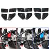 Carbon Fiber Car Interior Steering Wheel Volumen Button Control Switch Cover Trim For Corvette C8 Stingray Coupe Z51 -2024