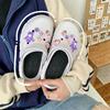 Hole shoes women's 2025 new women's muffin platform beach shoes student bag head wearing sandals