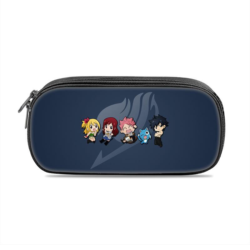 FAIRY TAIL Pen Case Cartoon Anime Printed Student Boys and Girls New Lightweight, Small, Large Capacity, Versatile