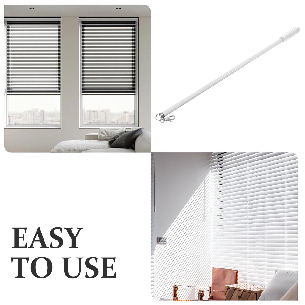 Curtain Pull Wand Drapery Pull Rod for Curtains Blinds Vertical Blind Repair Window Opener Pole Smooth Sliding Handle Keychain