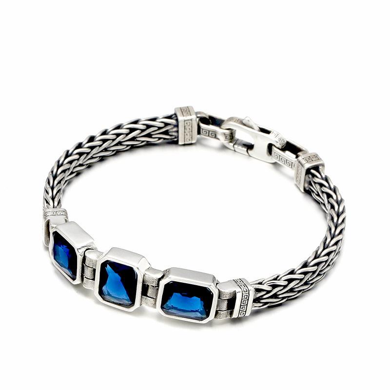 Neues gefälschtes China-Chic Vintage Herren-Strickarmband Vielseitiger Premium-Stil für Herren