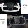 Steering Wheel Cover For Tesla Yoke Steering Wheel Cover Zied For Tesla Model S -Present/Model X -Present Accessories,Anti-Slip,Comfortable
