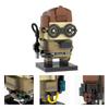 MOOXI Horror Movie Series MOC Bricks Car BrickHeaded Model Set DIY Building Block Kids Education Toys For Children Birthday Gift