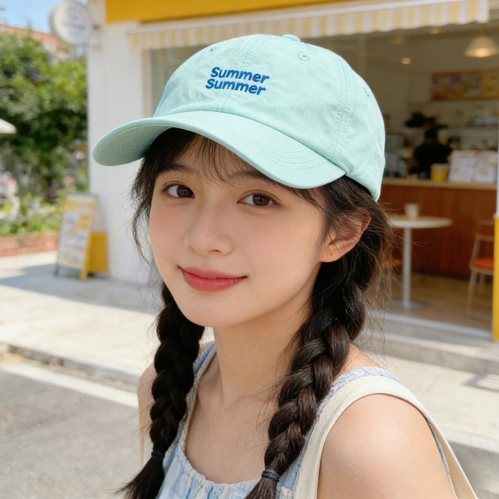 Quick-Drying Embroidery Summer Letters Simple Baseball Cap Men'S And Women'S Sunshade Versatile Cap