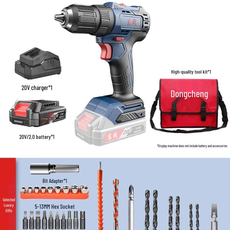 Dongcheng 16V Brushless Cordless Pistol Drill DCJZ1603T CN Plug (adapter Included)