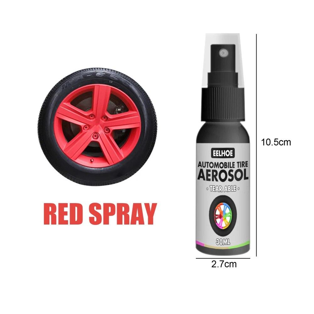 30ml Auto Wheel Spraying Film Car Tire Body Wheel Self-painting Hand-tearable Wheel Hub Paint Spraying Film Car Tire Color Spray