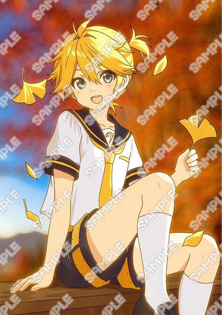 [USED] "Among the Autumn Leaves" Framed Picture, Large Size