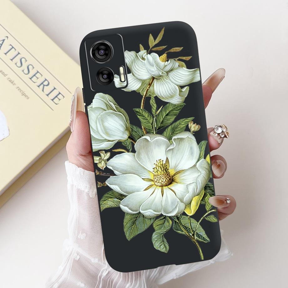 Pour Motorola Edge 30 Lite 30 Neo 30Pro 4G 5G Edge+ 2022 Coque Arrière en Silicone Souple Fundas Panda Lapin Fleur Mignon