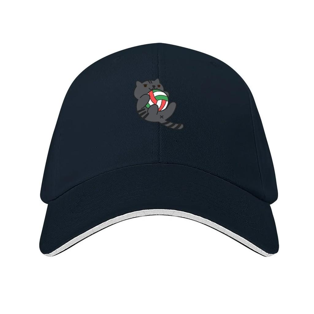 Kuroo Atsume Baseball Cap Rugby Bobble Hat fishing hat F Mens Caps Womens