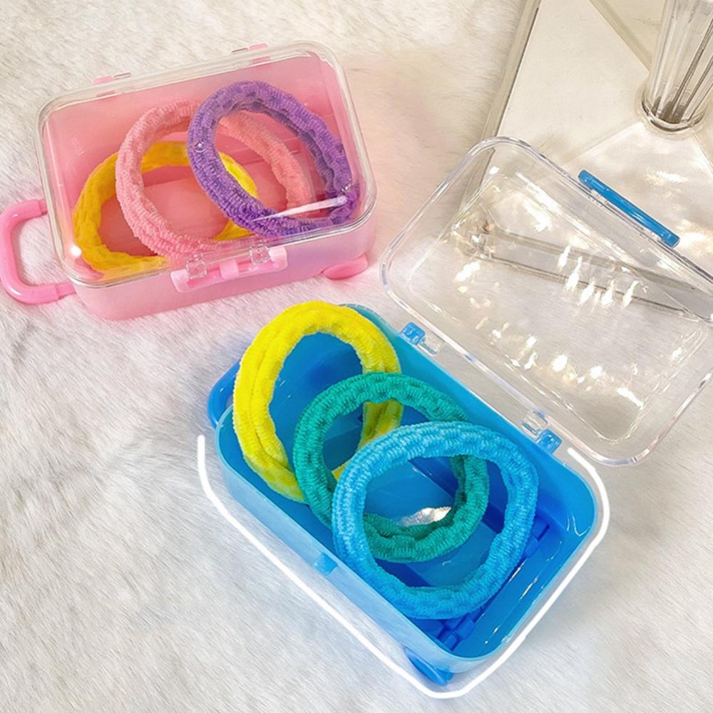 Mini Trolley Case Station Wagon Scatola di immagazzinaggio Bella scatola di caramelle Scatola di immagazzinaggio trasparente