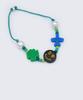 Bonbeau Happy Smile Color Motif Knot Bracelet Smile Color Acrylic Motif Bead Knot Thread Bracelet