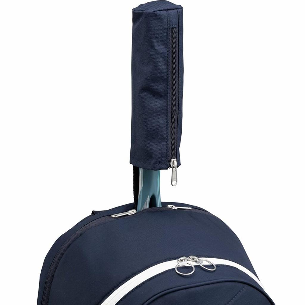 Mizuno Plecak sportowy na rakietę tenisową 63JDB007 Granatowy x Biały Tenis/Soft (STYL01b)