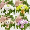 Soft And Cuddly Cartoon Rabbit Plush Keychain Doll Perfect For Backpack Accessory