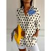Fashion Long Sleeve Print Shirts Women Spring Buttons Casual Women's Tops And Blouses Elegant Simple Top Femme Shirt 2025