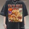 Vintage 90s Style Taco Bell Men's T-Shirt, Unisex Cotton Blend