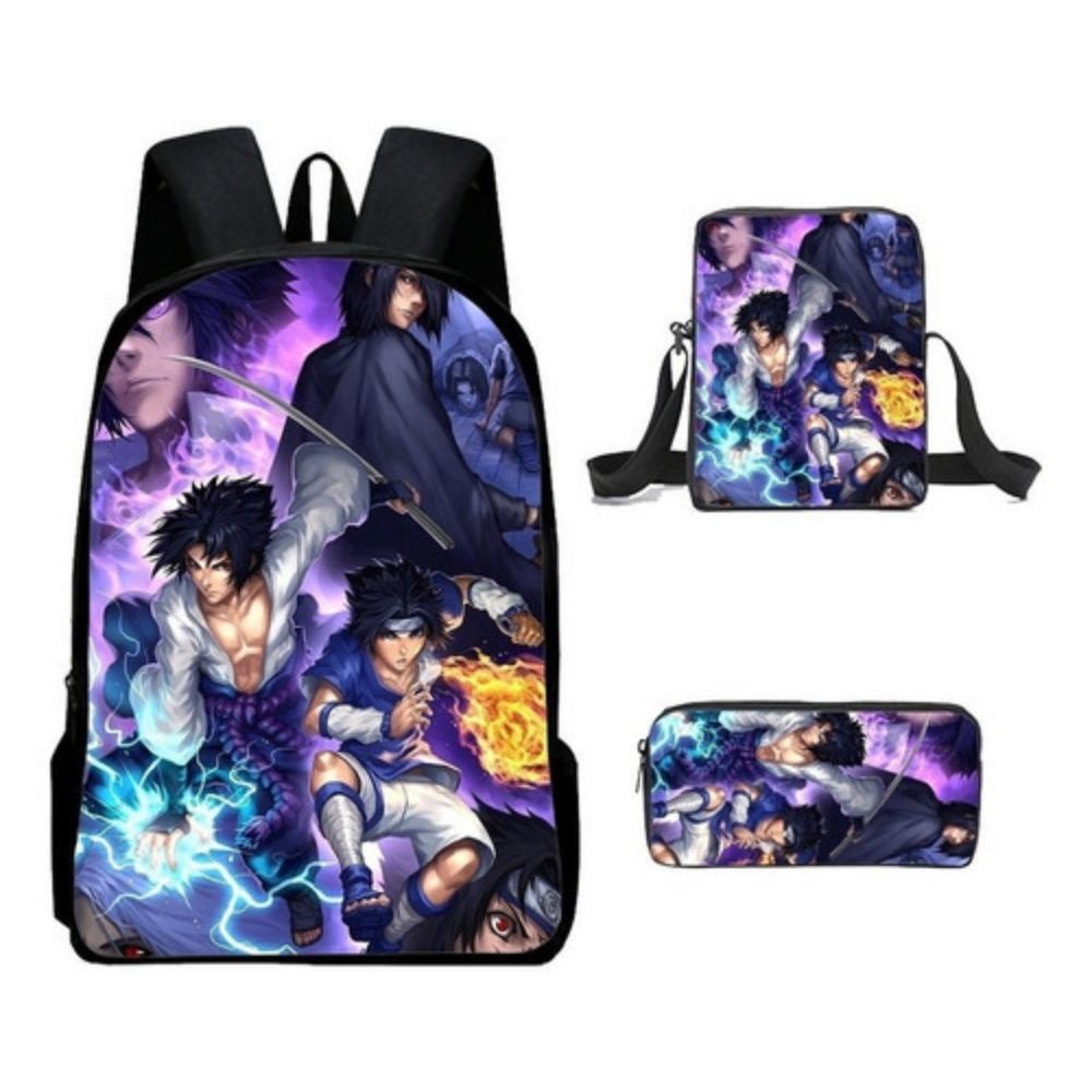 

Школьный сезон новый рюкзак Наруто Какаши портативная сумка для ланча сумка для начальной школы 3-6 класс Pencil case