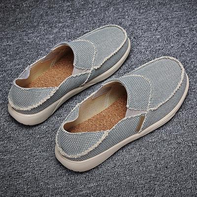 Comode Scarpe da Uomo in Tela Fatte a Mano Scarpe Estive da Uomo Nuovi Mocassini da Uomo Classiche Slip on Mocassini da Uomo Calzature Leggere da Guida