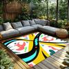 Unique Bohemian Area Rug Non Slip Floor Mat Washable Home Decor Indoor Outdoor Welcome Door Mat Stylish Modern Abstract Pattern