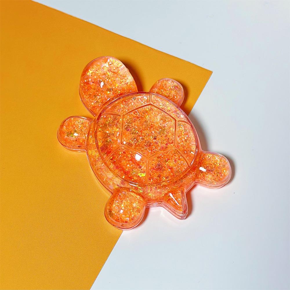 Flash Flowing Sand Candy Color Turtle Dolls Cute Turtle Small Ornament Cartoon Turtle Toy  Car Keys