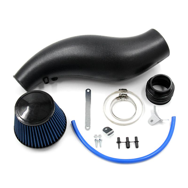 Tubo de Admissão de Ar de Plástico Para Honda Civic 92-00 EK EG com Tubo de Admissão de Filtro de Ar Preto