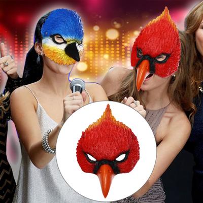 Maska Ptaka Kostium na Halloween dla Dorosłych Mężczyzn Kobiet Cosplay Maska Przebranie Impreza Maska na Górną Połowę Twarzy do Cosplay Rekwizyty Fotograficzne