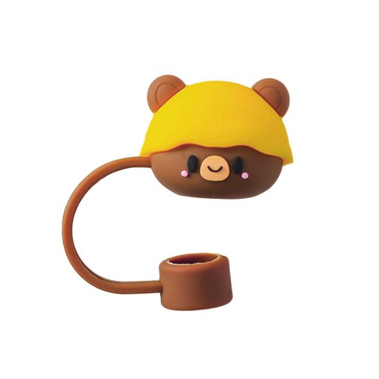 Cute Straw Covers Cap Leak-proof Straw Cap 10mm Diameter Drinking Straw Cover Dust-Proof Straw Lid for 30oz 40oz Tumblers And Outdoor Travel