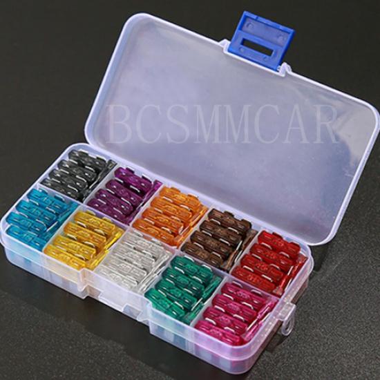 Micro Car Fuse Assortment Assorted Kit Blade Set 50Pcs For Truck Car Accessories