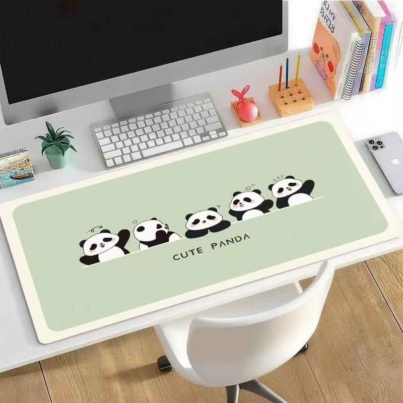 Cartoon Illustration Mouse Pad Oversized Cute Girl Dormitory Computer Table Pad Large Keyboard Pad