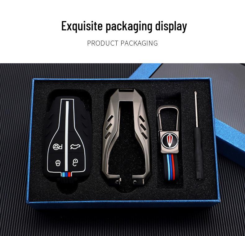 Premium Key Shell for Hongqi HS5/HS7/H9/H5 - Car Key Holder with Buckle