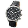 Salvatore Marra Men's Business Analog Chronograph Watch, Black Quartz, with Watch Cloth, SSBK
