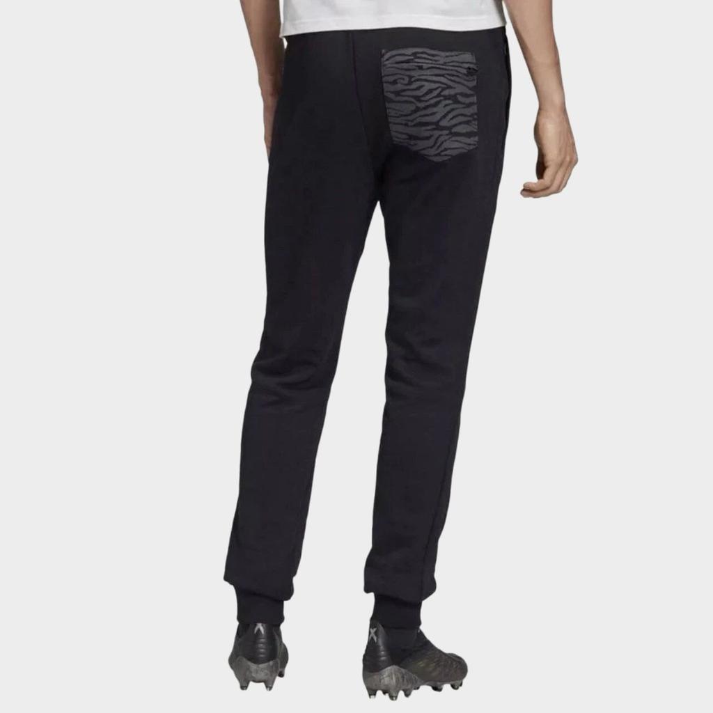 Adidas Juve Cny Sweatpants Comfortable Lace-Up Solid Color Casual Sports Long Pants Men Bottoms Black FI4886