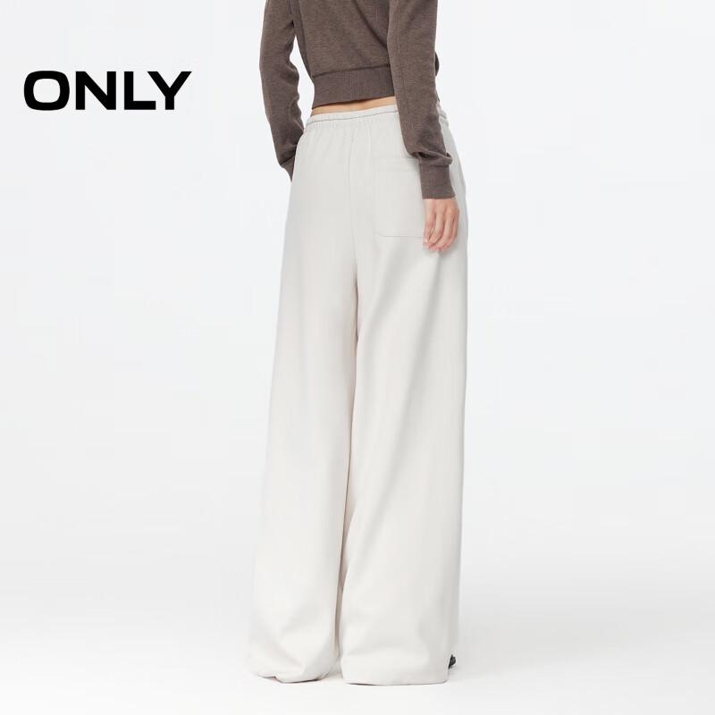 ONLY 2025 Autumn Herringbone Straight-Leg Trousers